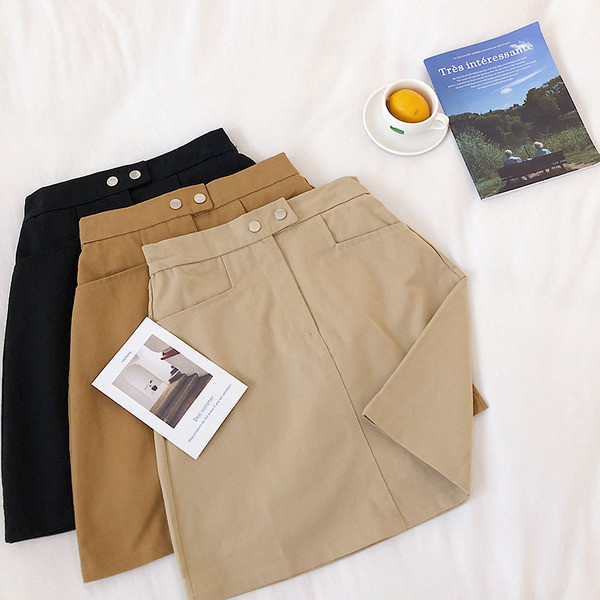 Fusta de vara dama cu talie inalta in mai multe culori