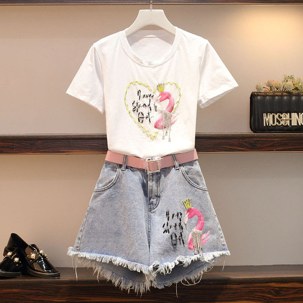 Set elegant pentru femei din două părți în alb și negru