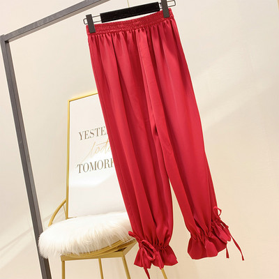 Pantaloni de dama cu talie inalta in trei culori