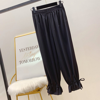 Pantaloni de dama cu talie inalta in trei culori