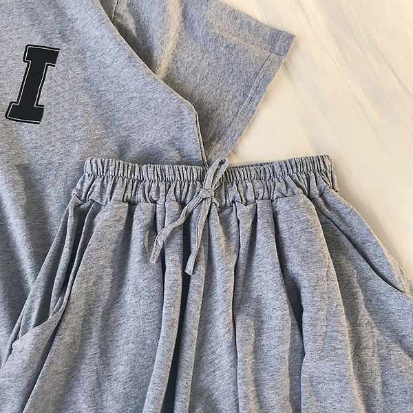 Αθλητικό-casual γυναικείο σύνολο από δύο κομμάτια σε τρία χρώματα