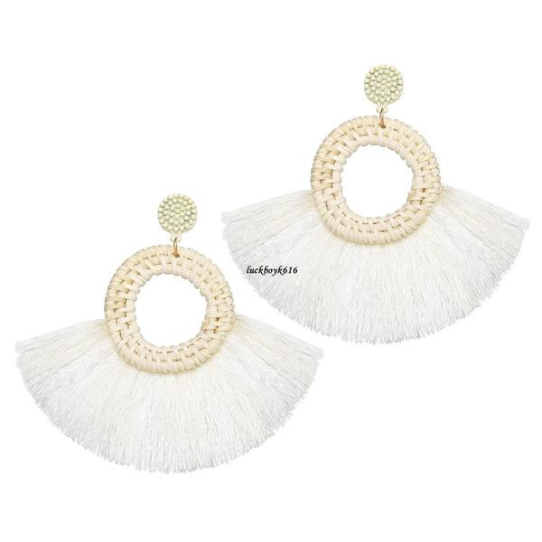 Cercei eleganti de dama in trei culori