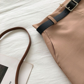 Stílusos női szoknya magas derékkal és övvel több színben