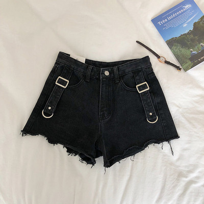 Női rövidnadrág három színben, fém elemmel