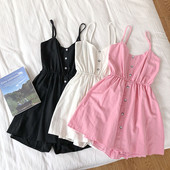 Salopete de dama moderne in alb, roz si negru