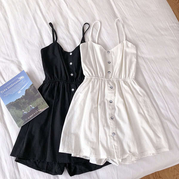 Μοντέρνα γυναικεία ολόσωμη φόρμα σε λευκό, ροζ και μαύρο χρώμα