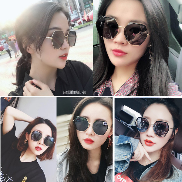 Női napszemüveg fekete, rózsaszín és szürke színben