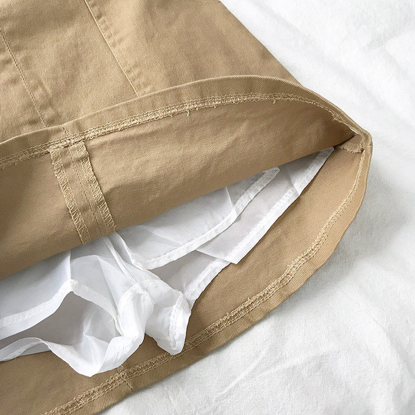 Fusta casual dama cu buzunare in mai multe culori