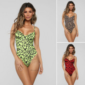 Costum de baie elegant cu model leopard în mai multe culori
