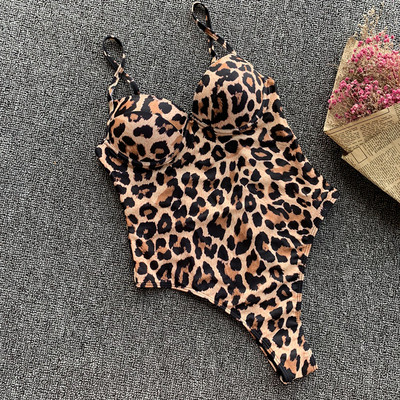 Costum de baie elegant cu model leopard în mai multe culori