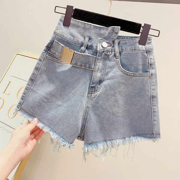 Farmer rövidnadrág szakadt motívumokkal