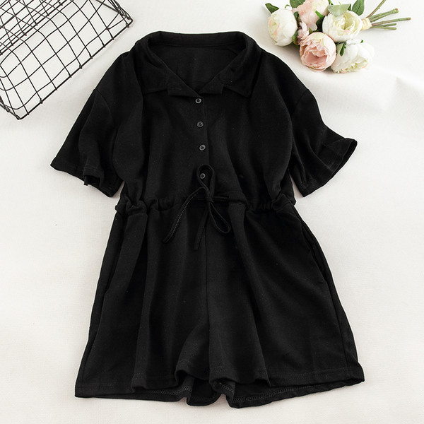 Καθημερινές κοντές γυναικείες φόρμες με δεσμούς σε διάφορα χρώματα