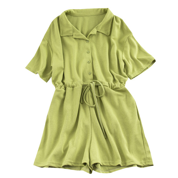 Καθημερινές κοντές γυναικείες φόρμες με δεσμούς σε διάφορα χρώματα