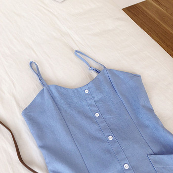 Rochie casual dama cu nasturi in mai multe culori