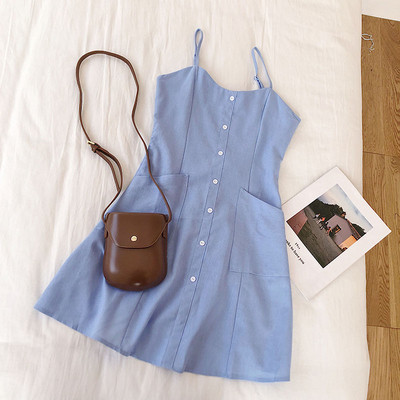 Rochie casual dama cu nasturi in mai multe culori