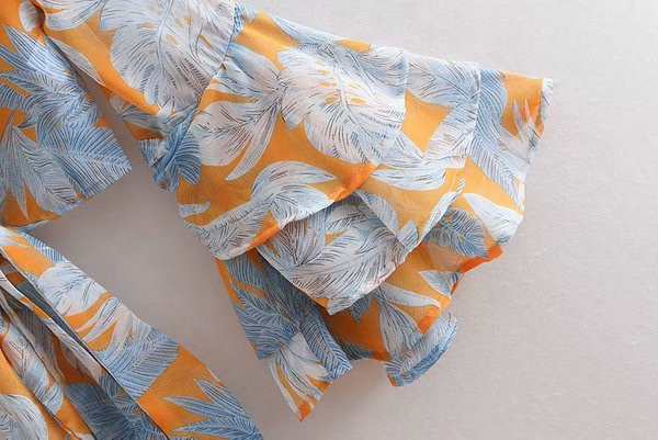 Női ing hosszú, széles ujjú, derékkötővel