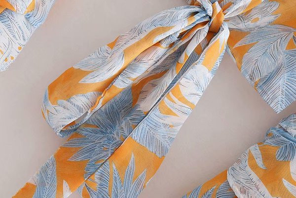 Női ing hosszú, széles ujjú, derékkötővel