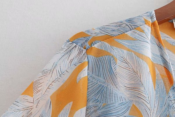 Női ing hosszú, széles ujjú, derékkötővel