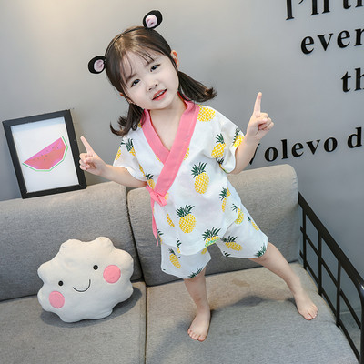 Pijamale copii pentru fete - din două părți în două culori