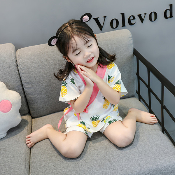 Pijamale copii pentru fete - din două părți în două culori