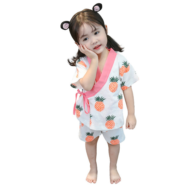 Pijamale copii pentru fete - din două părți în două culori