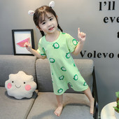 Gyerek pizsama sárga és zöld színben lányoknak és fiúknak