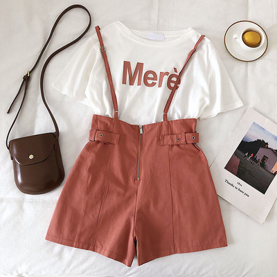 Set de tricou și pantaloni scurți pentru femei în trei culori