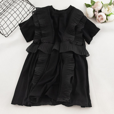 Rochie casual de dama cu maneci scurte in diferite culori