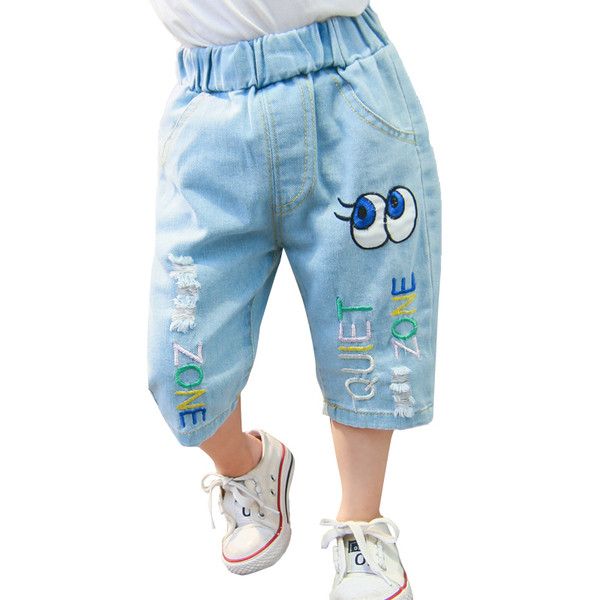 Modern gyerekfarmer hímzéssel - lányoknak