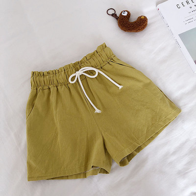 Alkalmi női rövidnadrág elasztikus négyes nadrággal, három színben