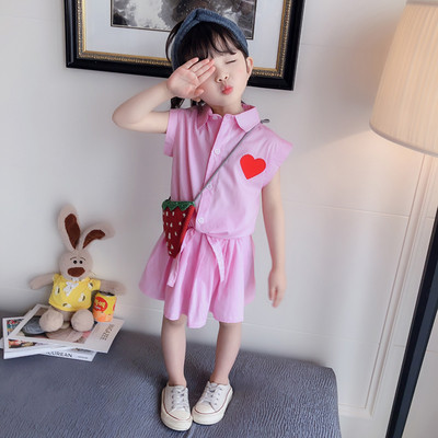 Modern, kék és rózsaszín szett lányoknak