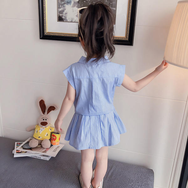 Modern, kék és rózsaszín szett lányoknak