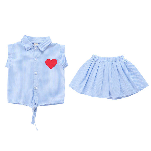 Modern, kék és rózsaszín szett lányoknak