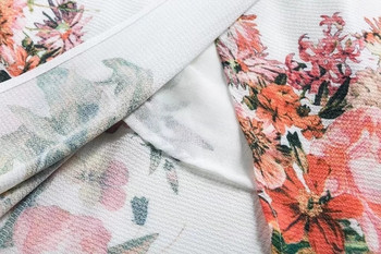 Rochie de dama cu spatele gol cu model floral