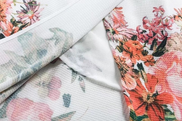 Rochie de dama cu spatele gol cu model floral