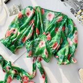 Bluză de damă modernă cu mâneci scurte și decolteu în V în trei culori