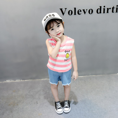 Ежедневен детски потник с апликация-за момичета