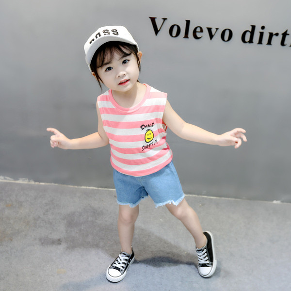 Ежедневен детски потник с апликация-за момичета