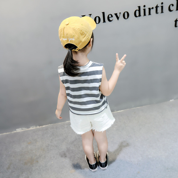 Ежедневен детски потник с апликация-за момичета