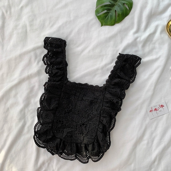 Női csipke felső három színben