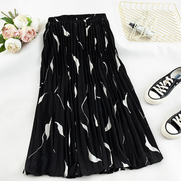 Aktuális női hosszú szoknya magas derékkal több színben