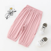 Pantaloni la modă pentru copii în trei culori-pentru fete