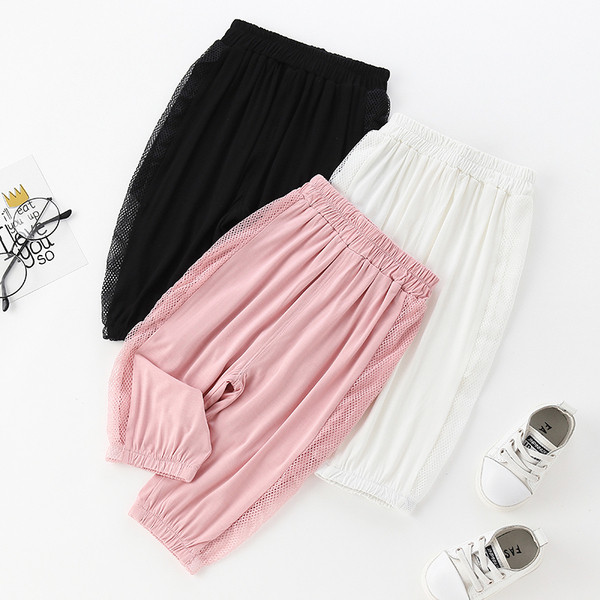 Pantaloni la modă pentru copii în trei culori-pentru fete