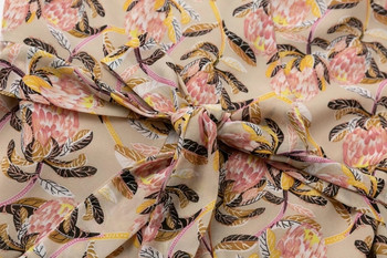 Rochie de dama din sifon in trei culori si model floral