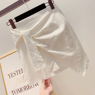 Alkalmi női szoknya aszimmetrikus modell három színben