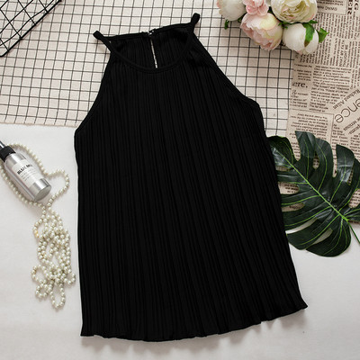 Modern női redőzött felső, különböző színekben