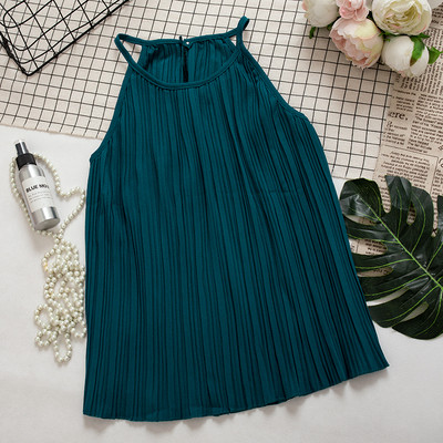 Modern női redőzött felső, különböző színekben