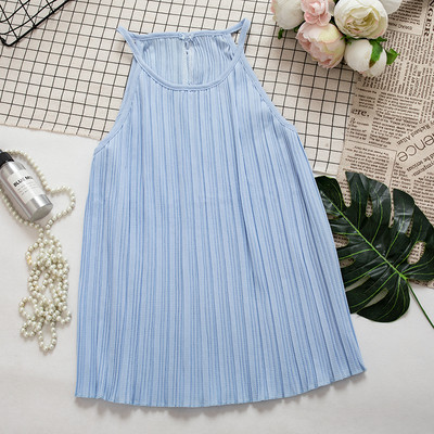 Modern női redőzött felső, különböző színekben