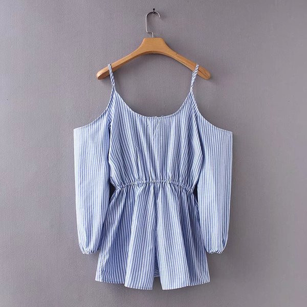 Γυναικεία ολόσωμη φόρμα κοντή με μακριά μανίκια και κεντήματα