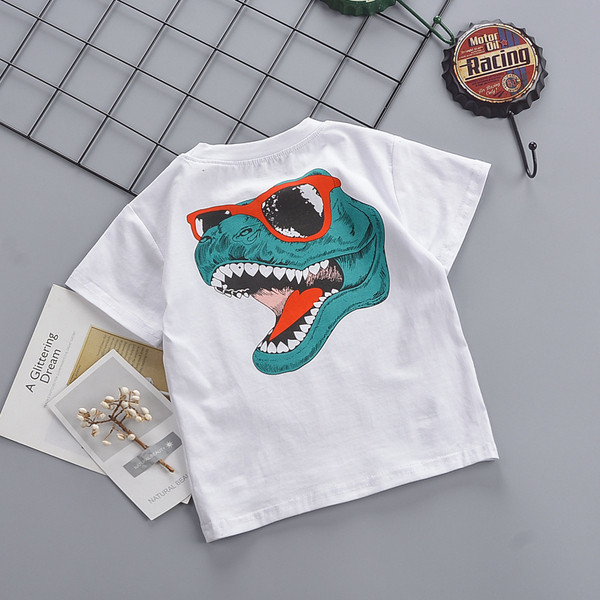 Gyermek póló három színben rátéttel - fiúknak